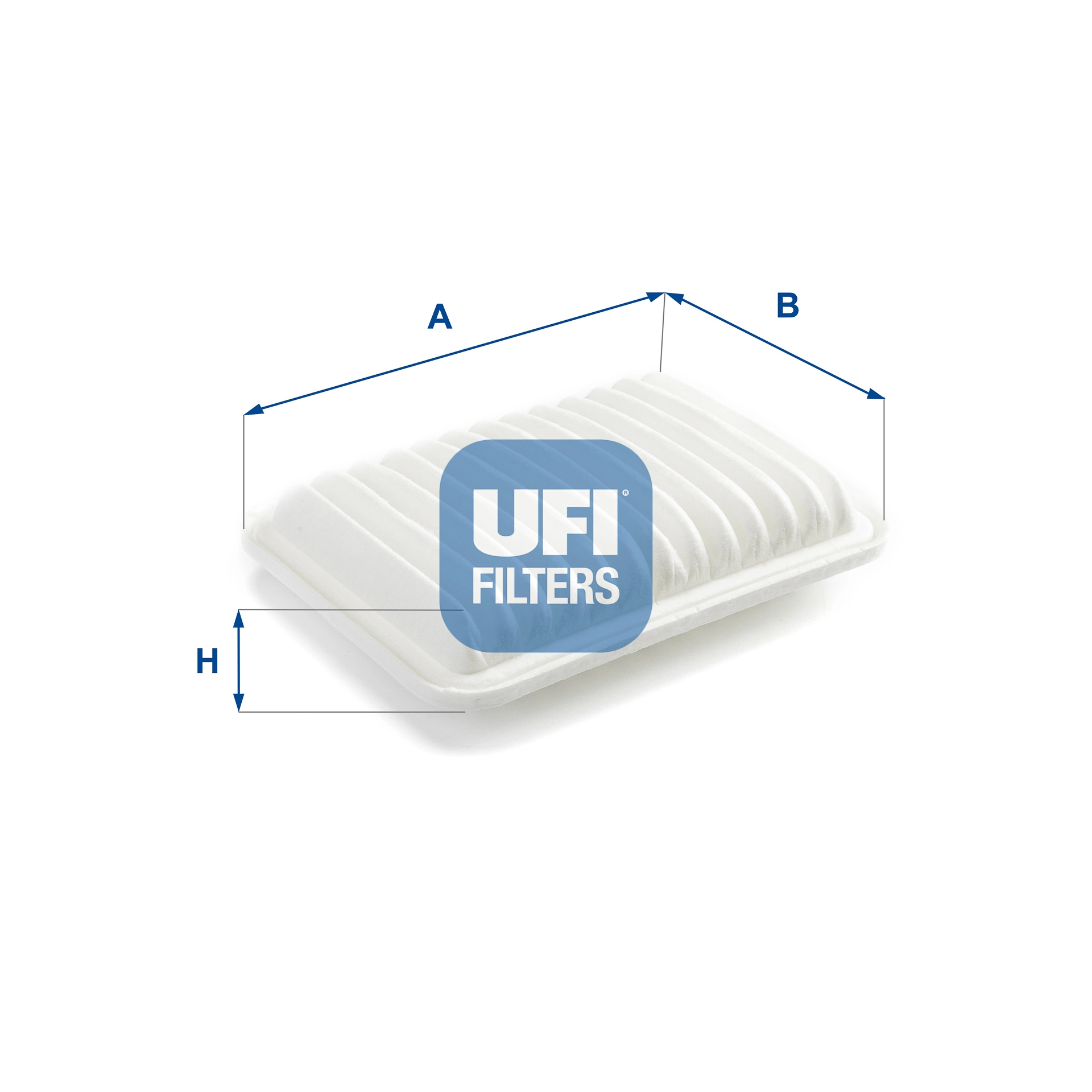 Filtro de aire UFI 30.554.00 · Toyota Corolla 2006–2014