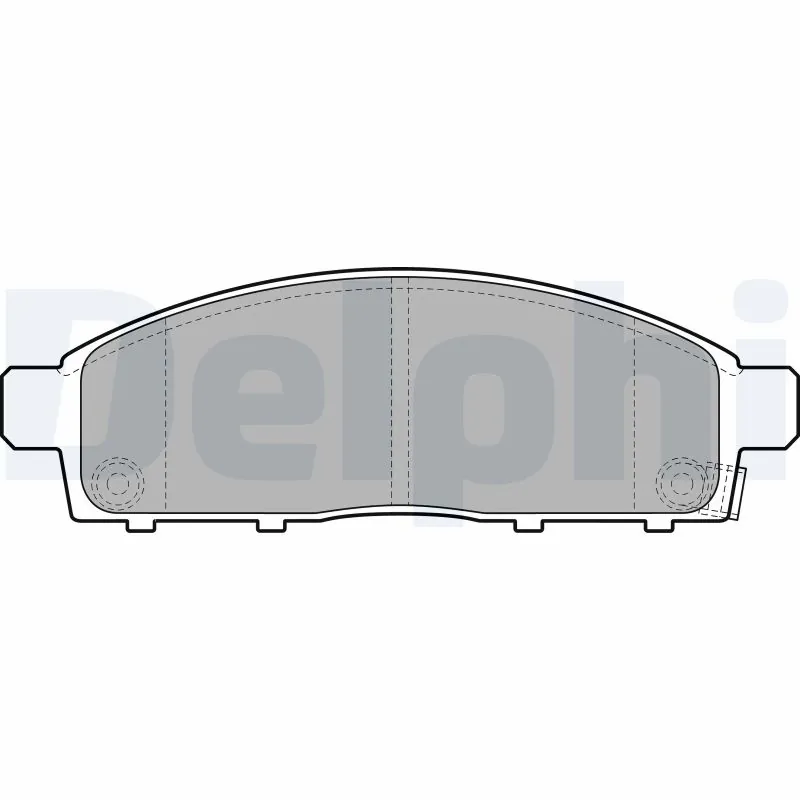 Juego de pastillas de freno DELPHI LP2074 · Mitsubishi L200 / Triton 2005–2015